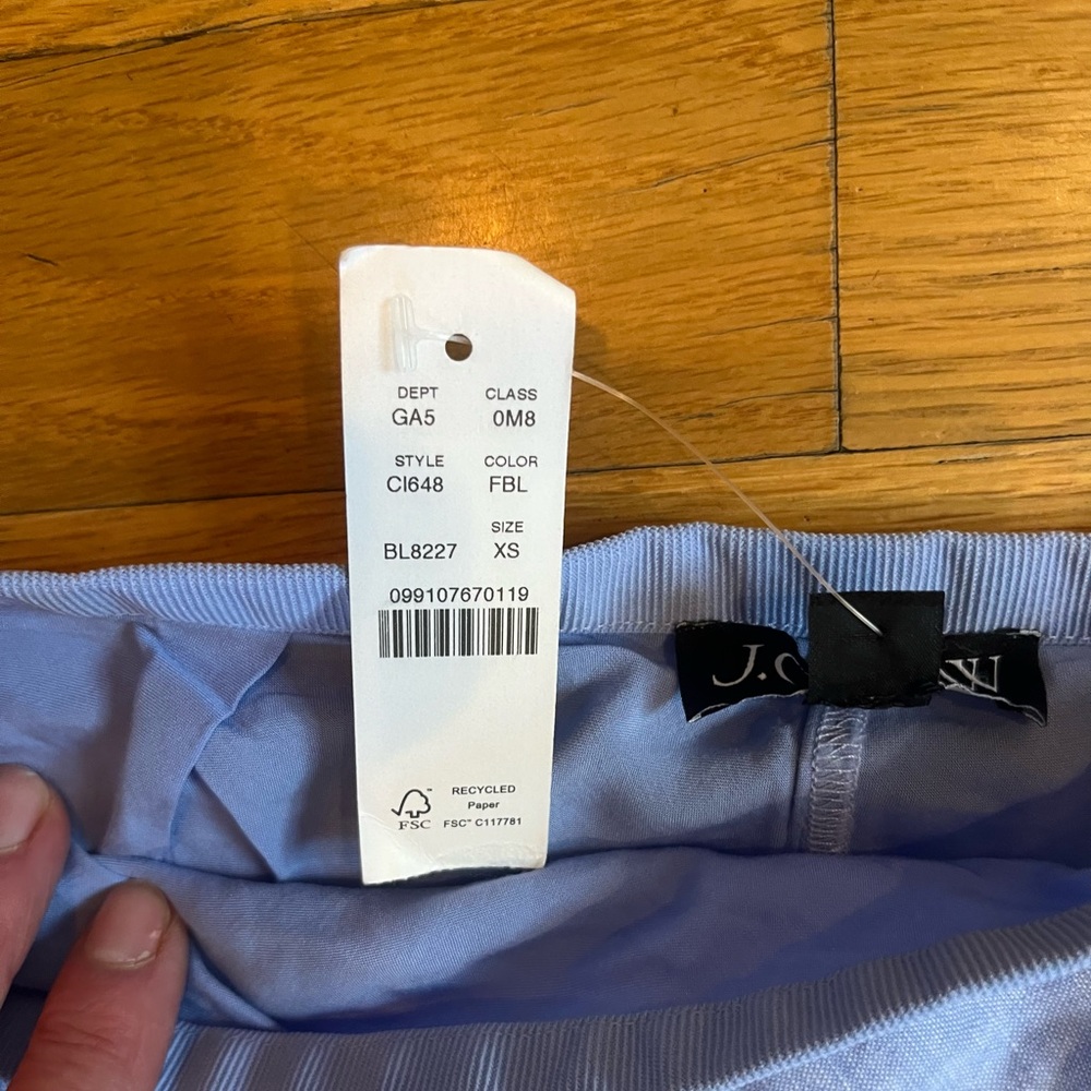 J. Crew Light Blue Midi Skirt - Picture 5 of 9